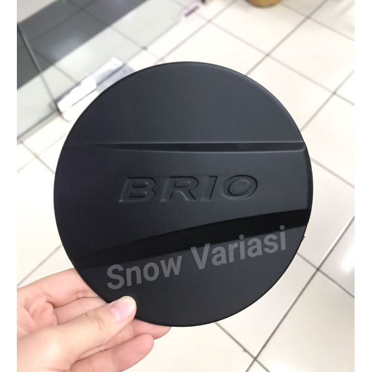 Tutup tanki bensin tank cover hitam doff all new brio 2018 2020 up