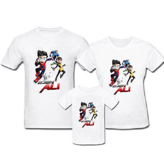 KAOS EJEN ALI 07 Ejen Ali team members - TSHIRT EJEN ALI AGENT ALI - KAOS KARTUN ANAK EJEN ALI