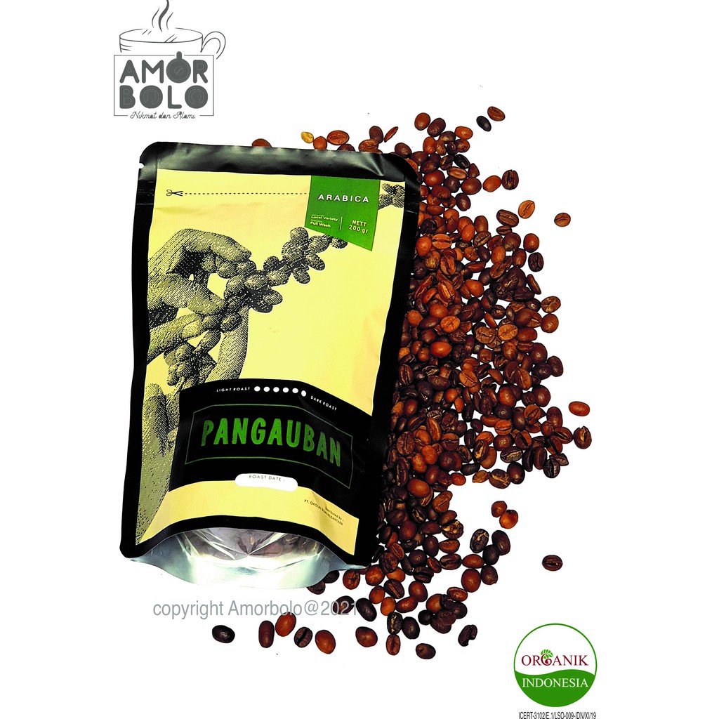 

Kopi Organik Roasted Beans Arabika Pangauban