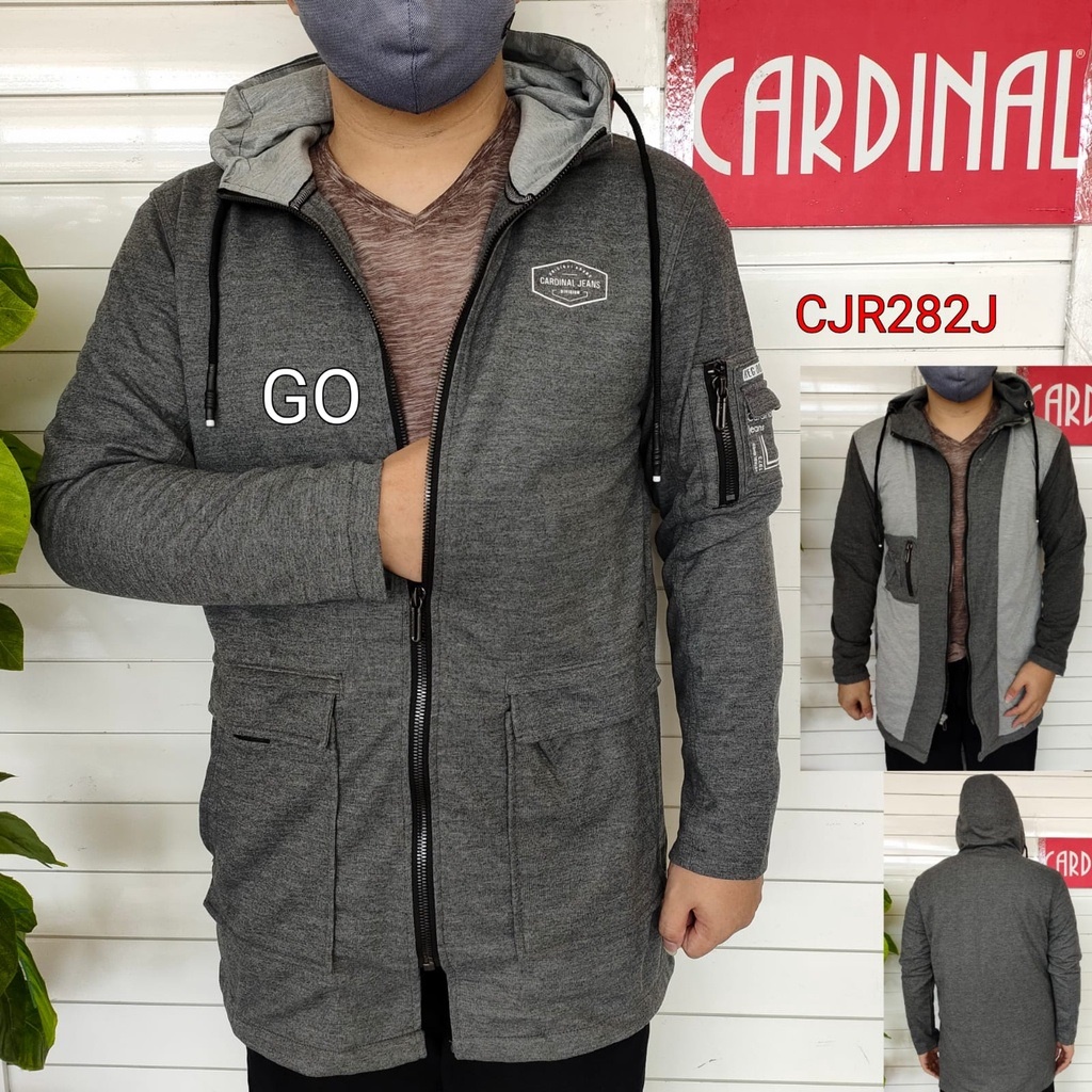 BB JKA XL-2XL CARDINAL JAKET KATUN Casual Cowok Jaket Pria Terbaru Cardinal Original Distro 100%