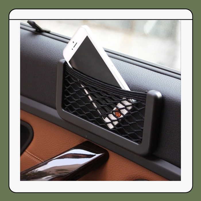 Car Net Organizer Pockets Bag - Kantong Jaring Mobil