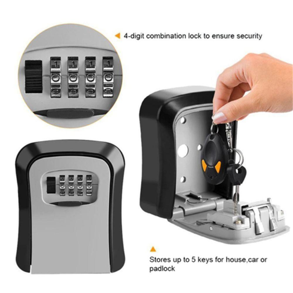 Top Key Box Weatherproof Wall Mounted 4 Digit Password Safe Boxs