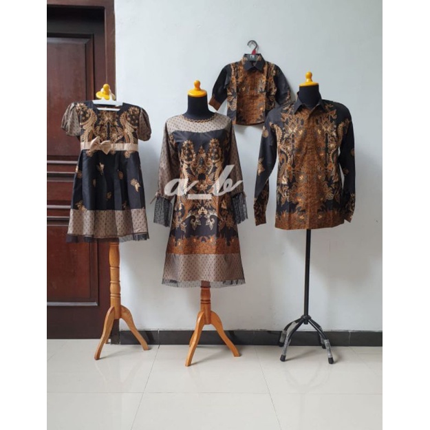 Tanisha-Dress Gamis Abaya Batik Custom Size Custom Made Preorder Katun Toyobo Tenun Jumputan Brokat 