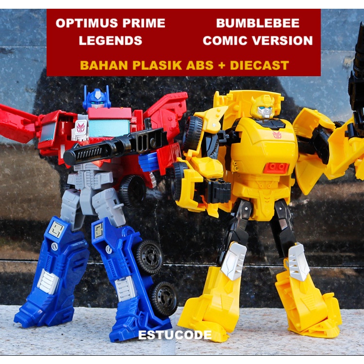 Transformers Robot Mainan Anak Optimus Prime Bumblebee