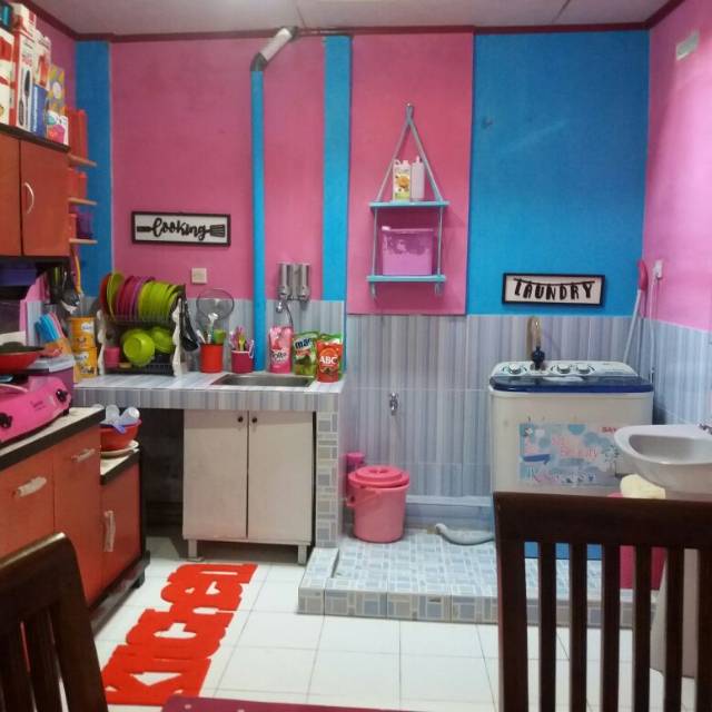 Walldecor Hiasan Dinding Kayu SET COOKING SPATULA & LAUNDRY GANTUNG (dijual satu set)