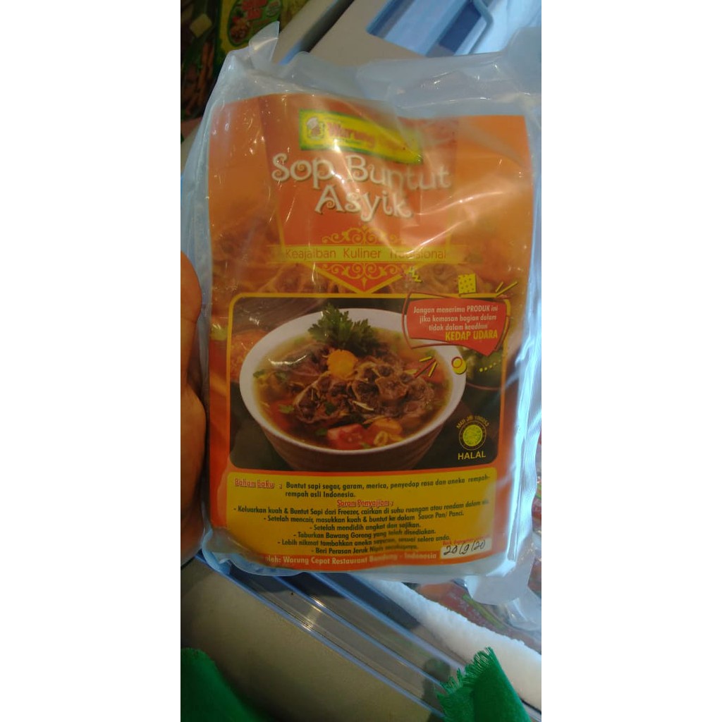 

READY CIKARANG 12 OCT 2024 - SOP BUNTUT ASYIK WARUNG CEPOT BANDUNG ORIGINAL BEST SELLER HOT SALE PROMO HITS KEKINIAN GIFT HAMPERS