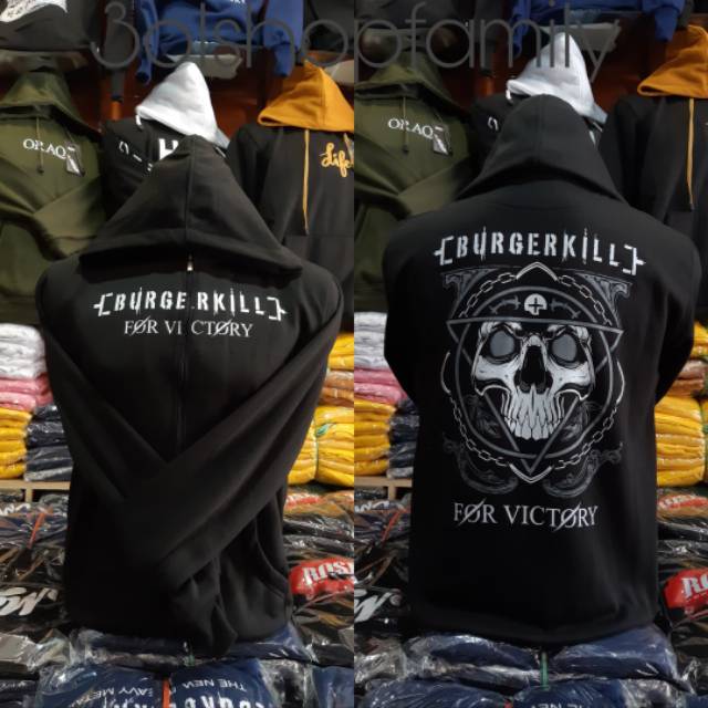 JAKET Zipper BURGERKILL NEW (RESLETING)