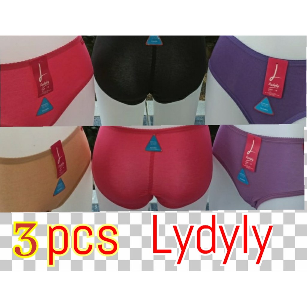 Lydyly - 3 Pcs Celana dalam, Pakaian dalam wanita Kwalitas Premium, Nyaman ~ Sahabi