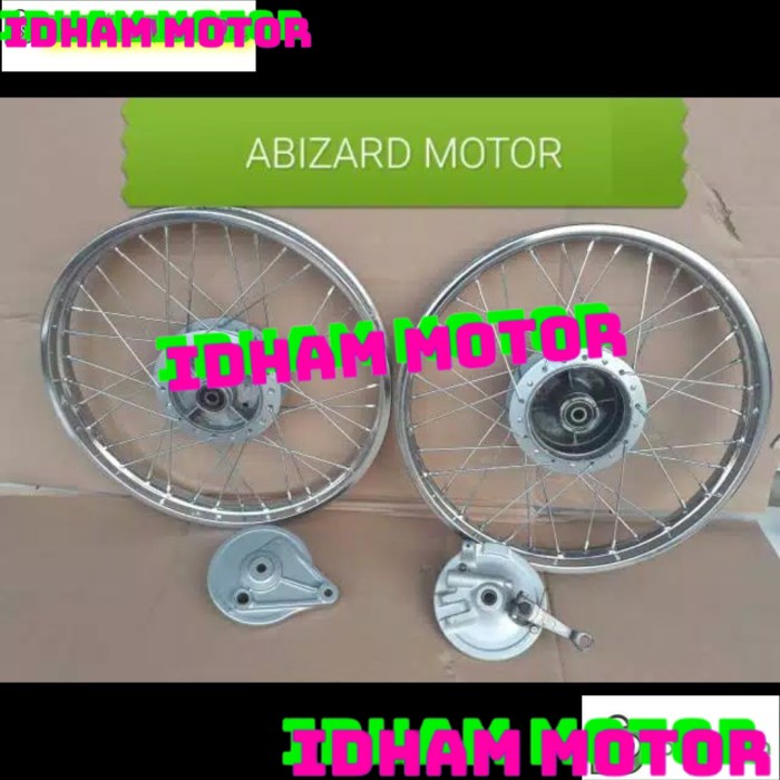 MURAH - VELG DEPAN BELAKANG MOTOR ASTREA GRAND/LEGENDA PRIMA PLUS panel