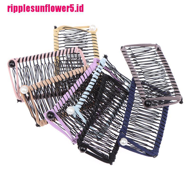 # Kaos T-Shirt Wanita Lengan Pendek Motif Print #Sisir Rambut Ganda Gaya Vintage