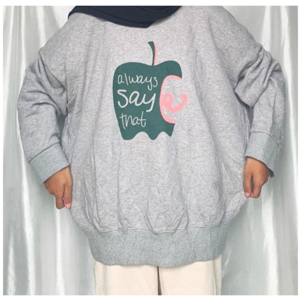 Always Sweater Wanita - Sweater Oversize Crewneck