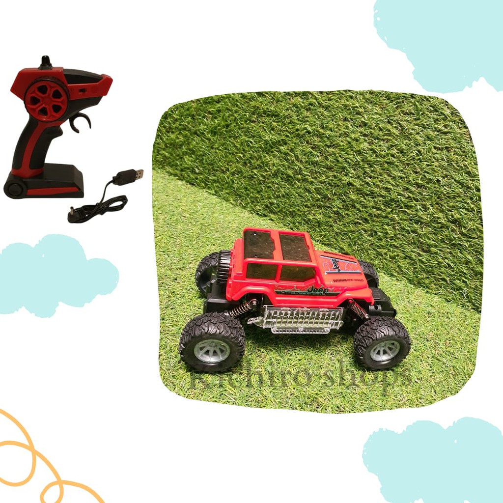 Mainan Anak RC Climbing SUV Jeep Offroad 4WD Remote Control - Kichiro Shops