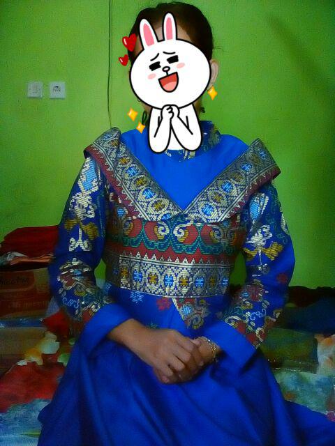 Batik Couple Gamis Belvania {baju Batik Murah[batik Seragaman