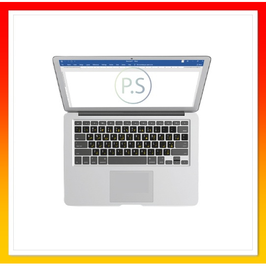 Stiker Keyboard Arab Sticker keyboard laptop dan komputer arabic Aswad