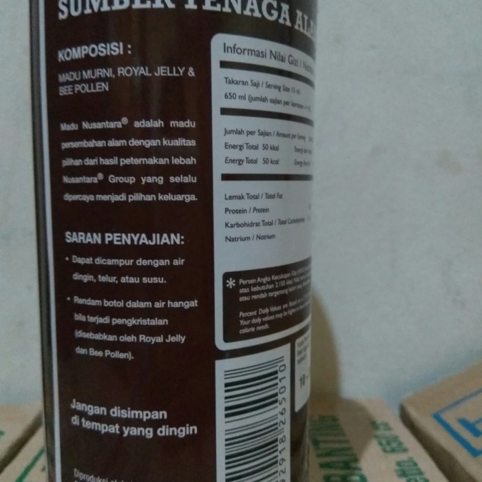 

madu- madu nusantara 650ml -madu.