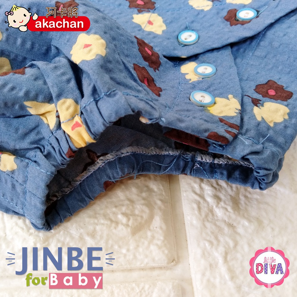 Baby Jinbei 6-18 M JINBEI BOY GIRL jinbeI jinbey kimono musim panas anak jepang setelan