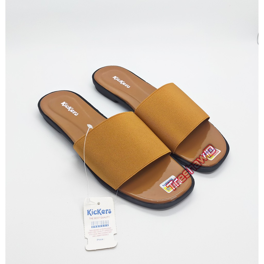 Sandal Slop Kickers Elastis Wanita Import Best Quality