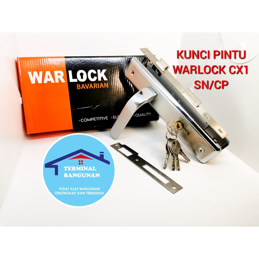 WARLOCK  Pintu Besar CX 1 Lock Door Handle SN/CP