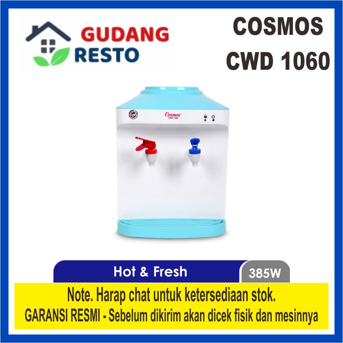 COSMOS DISPENSER AIR GALON ATAS CWD 1060 / CWD1060 PANAS DAN NORMAL / HOT &amp; FRESH WATER DISPENSER CWD-1060 UKURAN GALON 18L