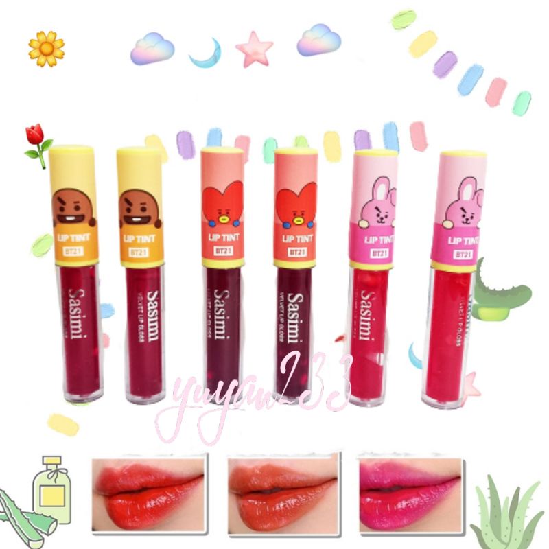 PROMO PER3PCS!!!LIP TINT SASIMI DONUT/BT21 S-1942/ S-1991