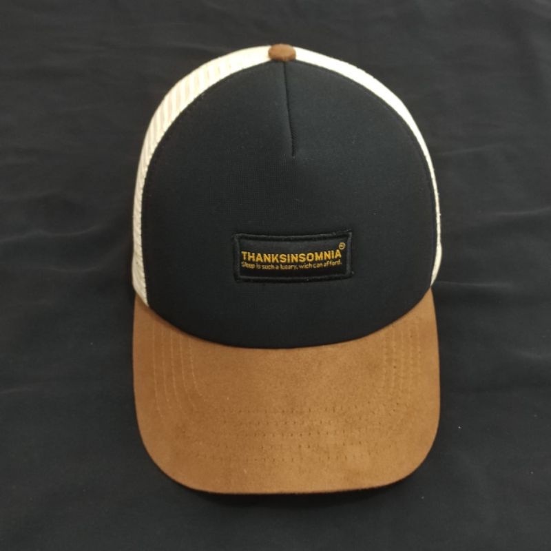 TOPI THANKSINSOMNIA - TRUCKER DISTRO MURAH TERBARU - TOPI PRIA TERLARIS