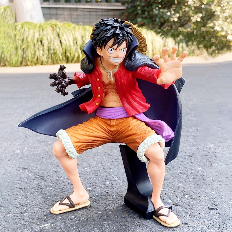 Action Figure Anime One Piece KOA Art King Luffy Ghost Island Battle Suit Action Figure Patung Bahan PVC Untuk Koleksi