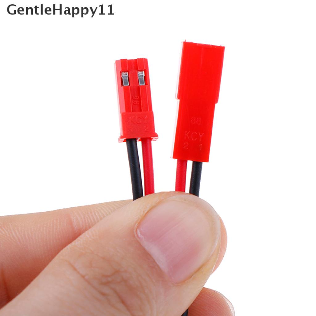 Gentlehappy 20pcs Kabel Konektor 2 Pin male female jst plug 22 awg Untuk Baterai rc