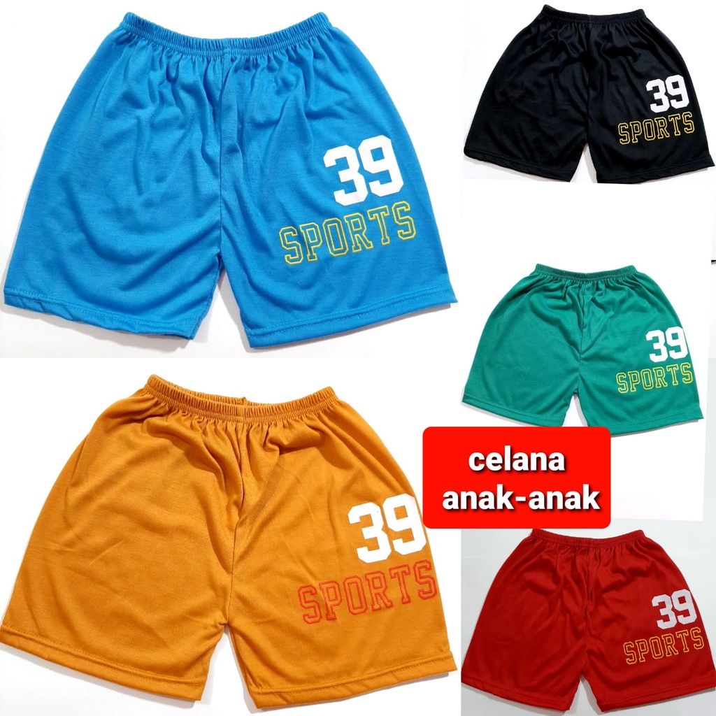celana pendek anak laki laki bawahan cowok SS S M L XL grosir gambar SPORT39