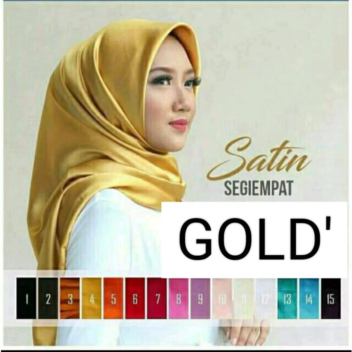 Hijab/jilbab Segi Empat Satin polos Warna Terlengkap / Jilbab SegiEmpat Satin polos/ Kerudung Segi Empat Satin polos/Hijab Segi Empat polos - RQS(BEST PRODUK)