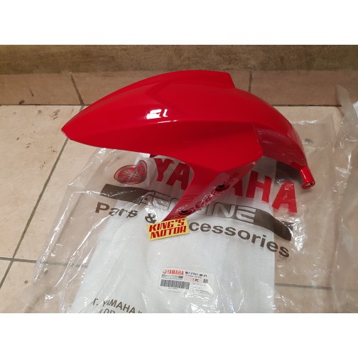 spakbor depan AEROX 125 MERAH (BE1) ASLI YAMAHA