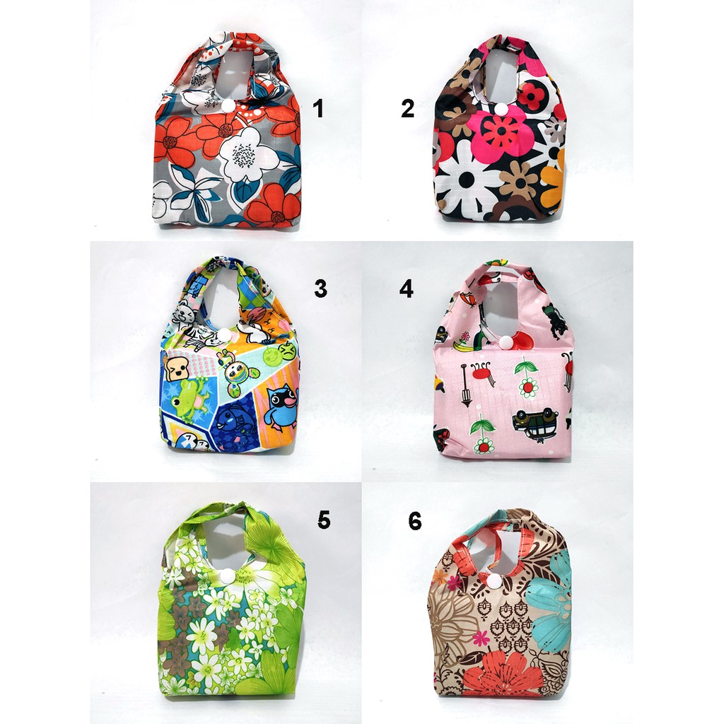 Shopping Bag Medium Tas Belanja Lipat Ecobag Kantong Shopping Bag Medium Tas Belanja Lipat Ecobag Kantong