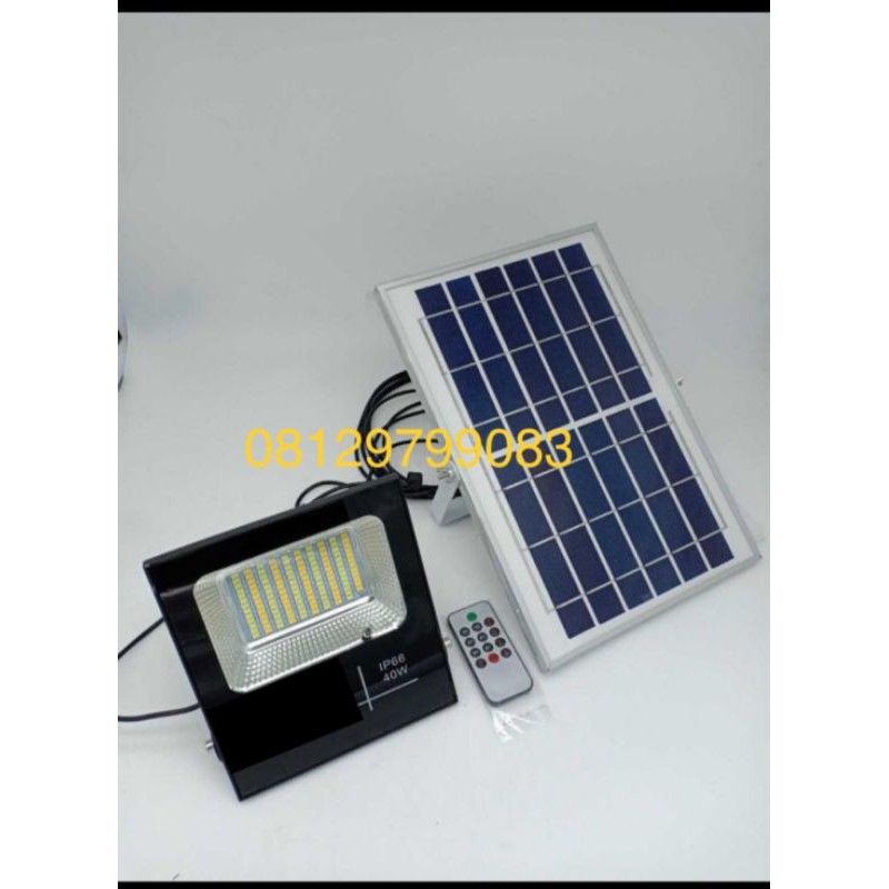 Lampu sorot led solar 40w lampu outdoor panel surya matahari 40 w