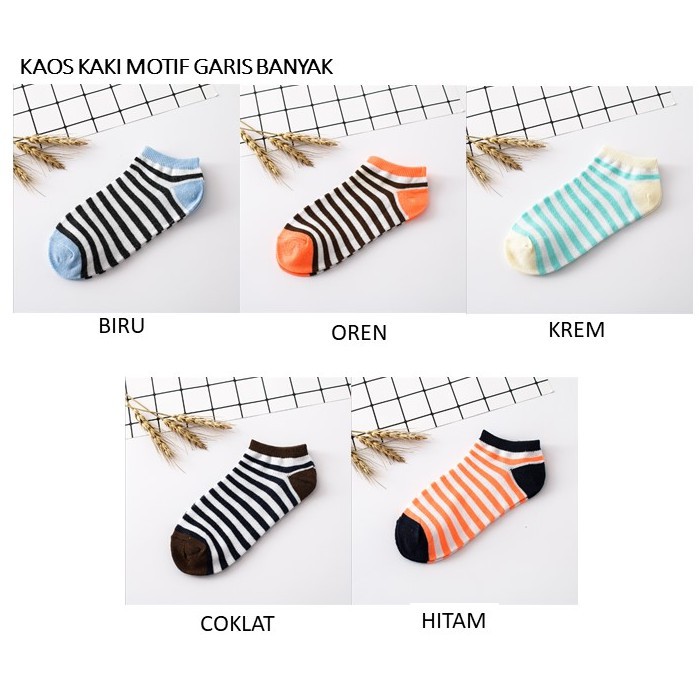 TJM KK217 Kaos Kaki Ankle Motif Kaos Kaki Semata Kaki Cute Kaos Kaki Import