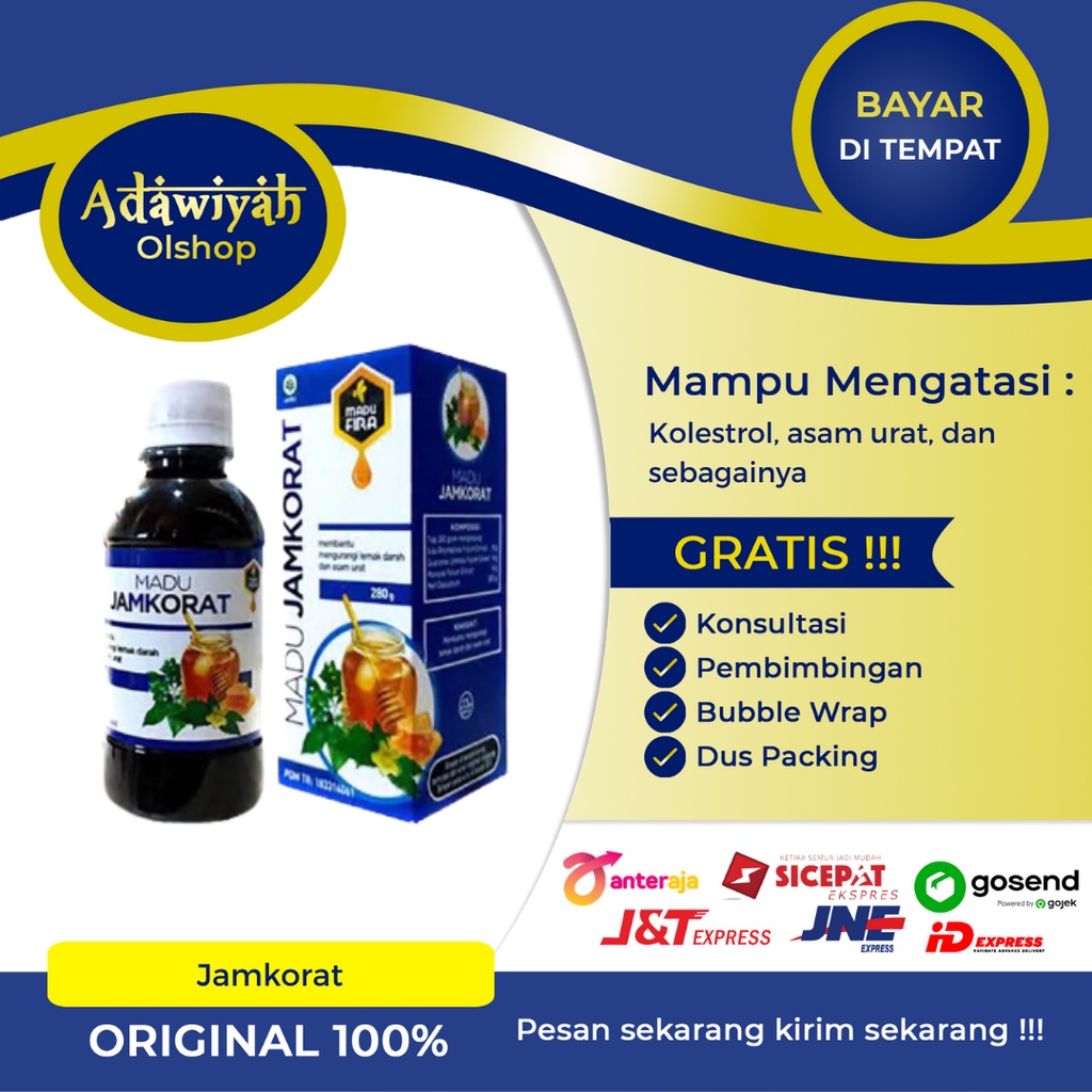 

Madu JAMKORAT Original | Madu Obat Asam Urat Dan Kolesterol Herbal