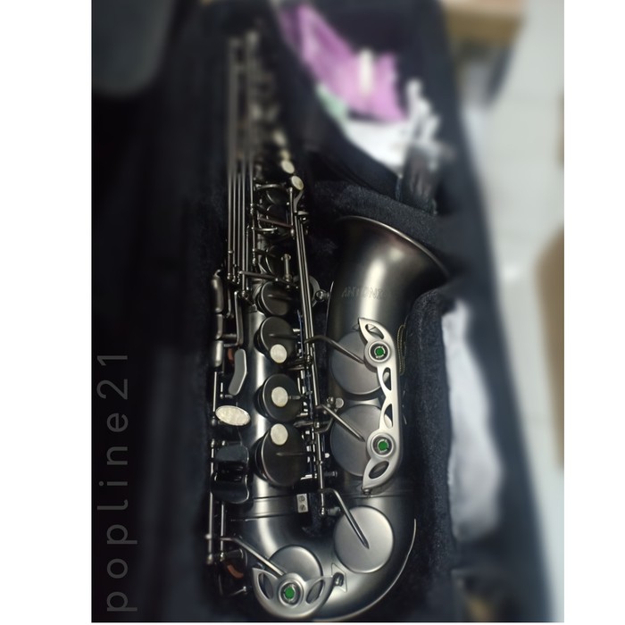 ALAT MUSIK  Saxophone ALTO Antonio Black Nikel DOFF YWAS-05