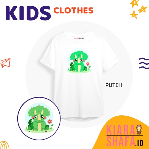 Kiarashafa - Baju Anak / Kaos Anak Baby Teranosaurus