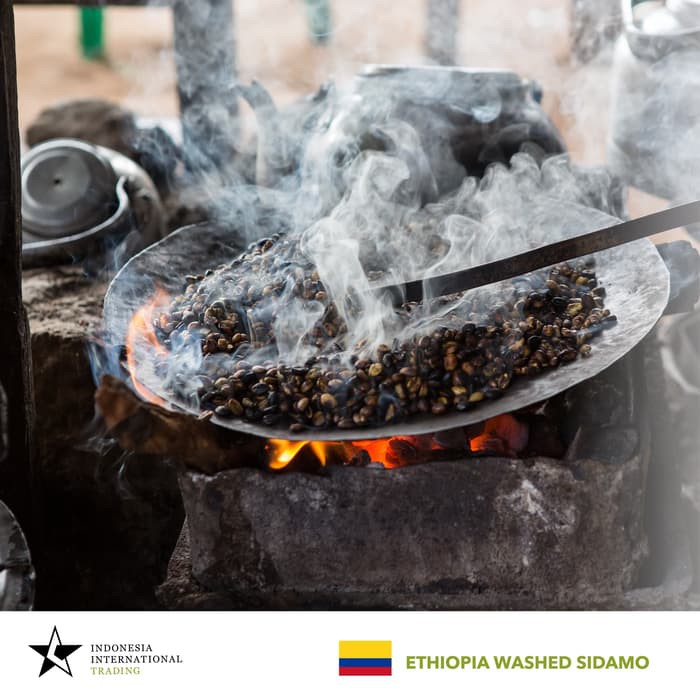 

Arabica Green Beans - Ethiopia Sidamo Washed 1kg - kkp2258
