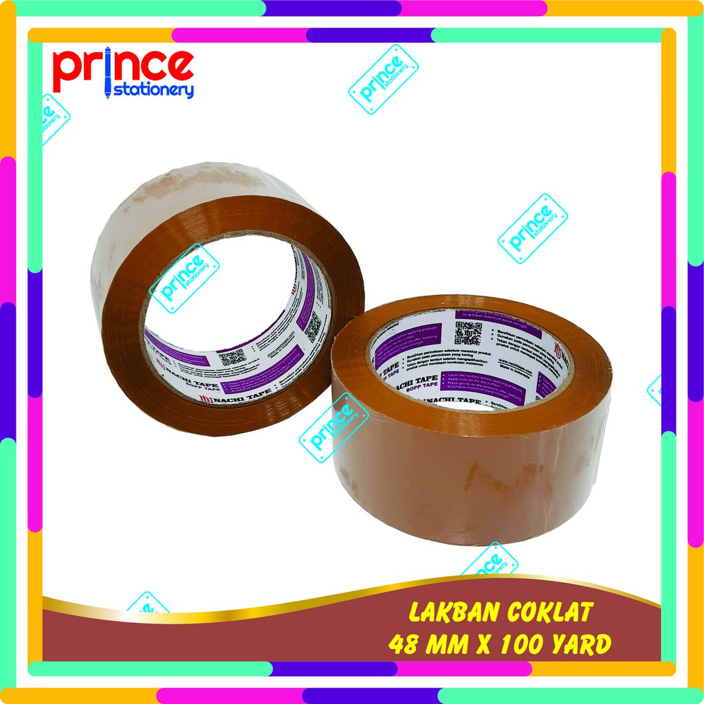 

LAKBAN NACHI COKLAT 48 MM X 100 YARD