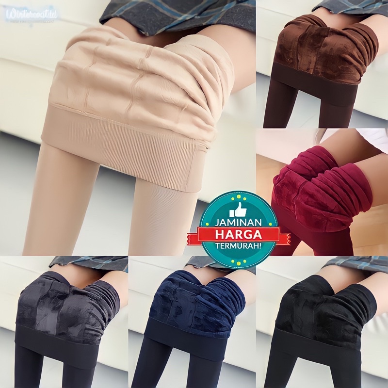 Thermal legging import (bukan local) winter celana musim dingin import hangat korea kaki ramping