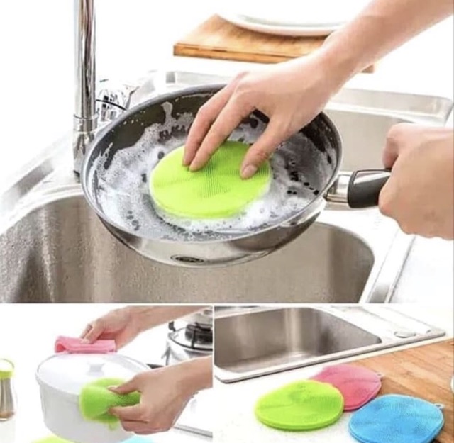 Spon Cuci Piring Silikon Serbaguna Spon Silicone Universal