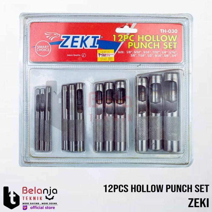 

Delia | Zeki Hollow Punch Set 12 Pcs Alat Pembuat Pembolong Lubang Plong Plat