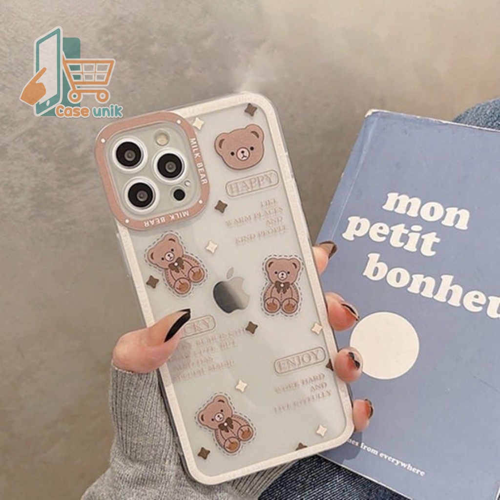 SS103 SOFTCASE TPU ANTI JATUH DESAIN BONEKA BERUANG FOR XIAOMI REDMI A2 A2+ 12C 11A 4A 5A 6A 8 8A PRO 9 9A 9C 10A 9T A1 4G POCO M5 M4 5G X3 PRO NOTE 8 9 10 10S 11 12 PRO CS4400