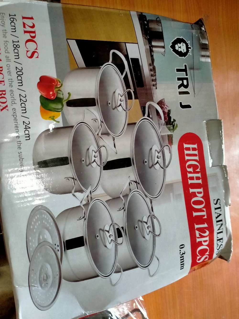 (3kg) Panci Set High Pot Panci Set Stainless