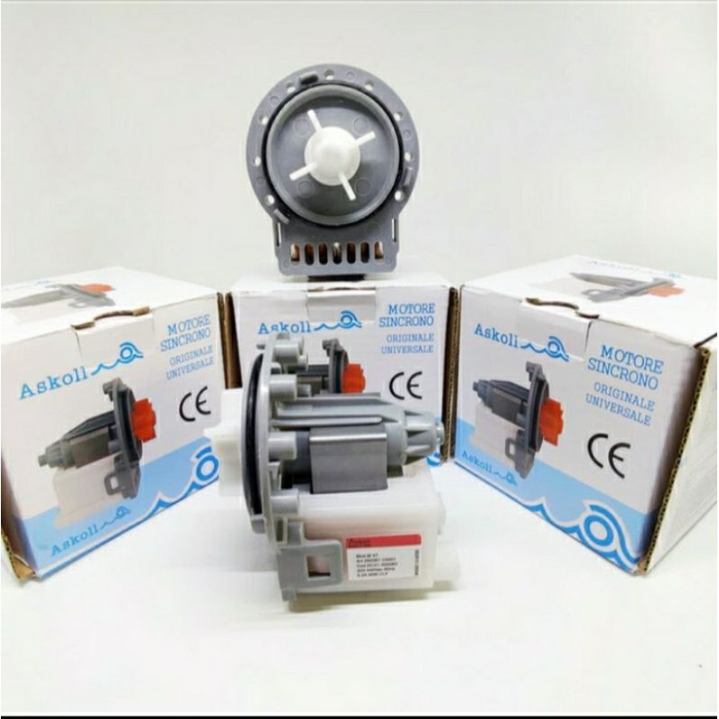 Motor Drain Pump Mesin cuci Front Loading Universal Askoll MP47 40Watt