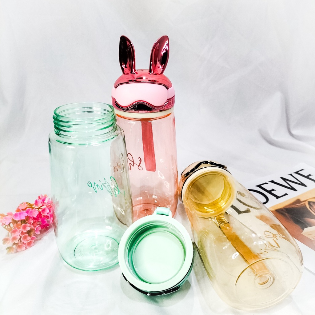 BISA COD!! Botol Minum Anak Karakter Kelinci / Botol Minum Rabbit BPA FREE 600ml