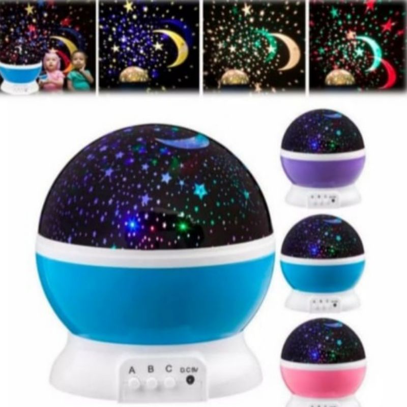 Jual Lampu Tidur Proyektor Bulat Star Master Bulan Dan Bintang Shopee Indonesia