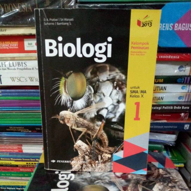 Biologi untuk SMA kelas 10 Erlangga original bekas