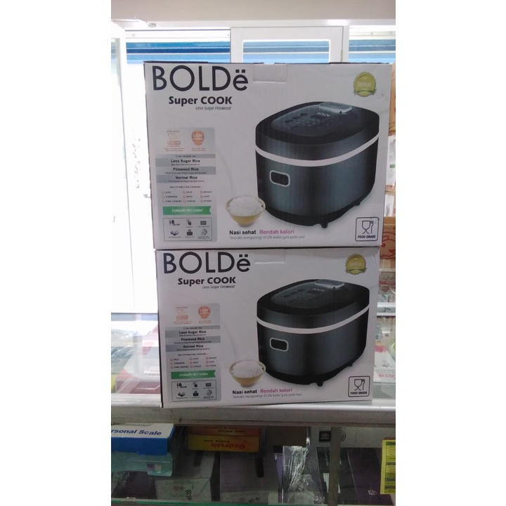 RICE COOKER BOLDE Super Cook Less Sugar Firewood RICE COOKER