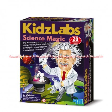 Kidzlabs Science Magic 4M Albert Einstein membuat trik sulap sendiri dan mempelajari prinsip sains