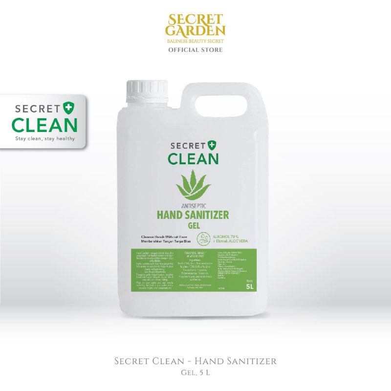 Secret Clean Handsanitizer Gel 5L